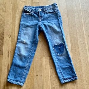 Old Navy Jeans with Heart Patch